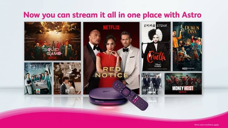 Strim Netflix di Astro dengan Pek Entertainment Plus